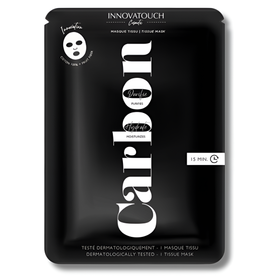 INNOVATOUCH MASQUE EN TISSU CHARBON