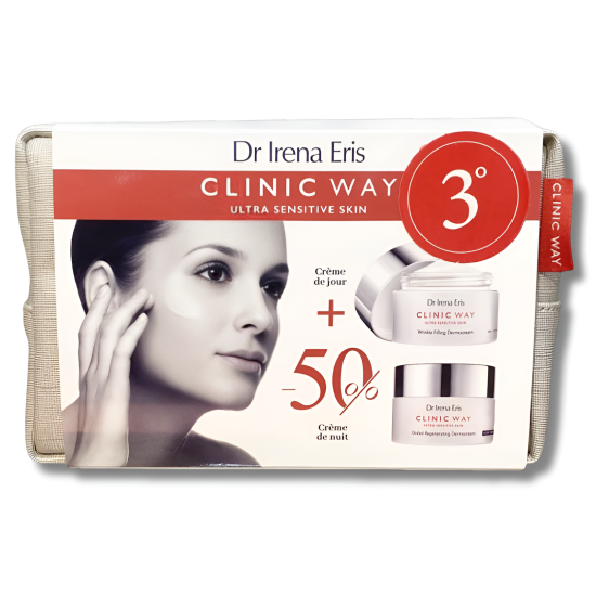 CLINIC WAY COFFRET N°3 CRÈME DE JOUR N°3+ CREME NUIT N°3