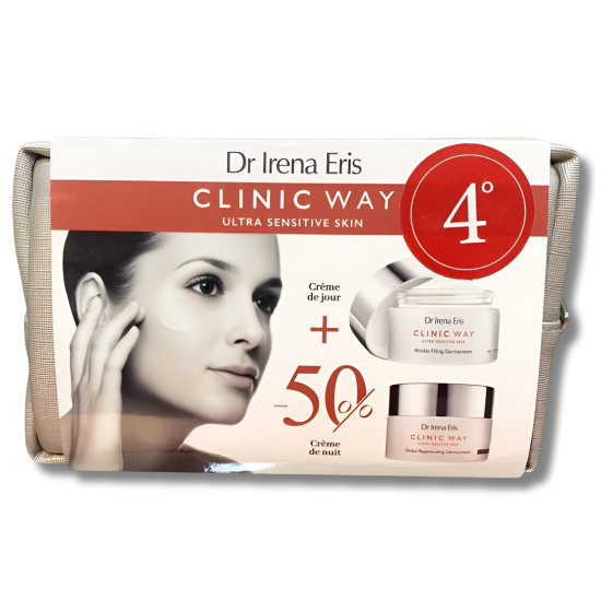 CLINIC WAY COFFRET N°4 CRÈME DE JOUR N°4+ CRÈME NUIT N°4