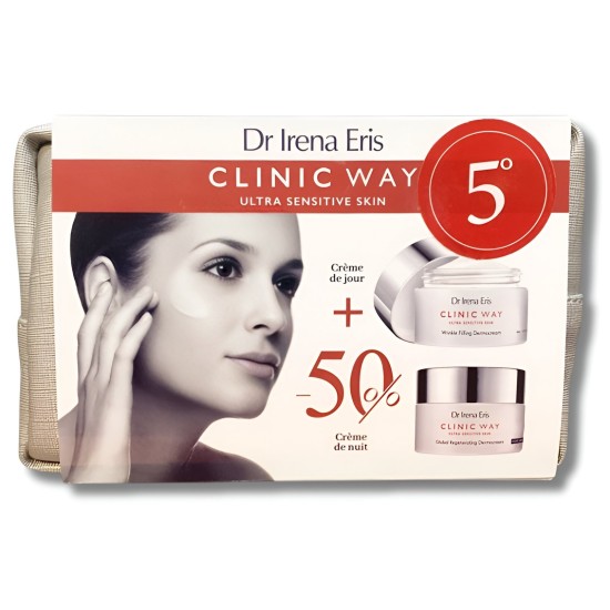 CLINIC WAY COFFRET N°5 CRÈME JOUR N°5+ CRÈME NUIT N°5