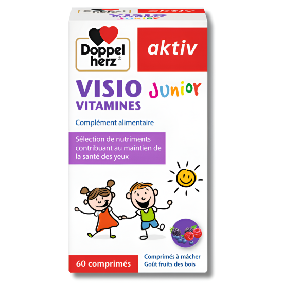 DOPPEL HERZ AKTIV VISIO JUNIOR 60 COMPRIMÉS