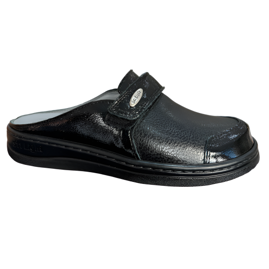 STI LIGHT SABOTS ORTHOPEDIQUES NOIRS VERNIS FEMME