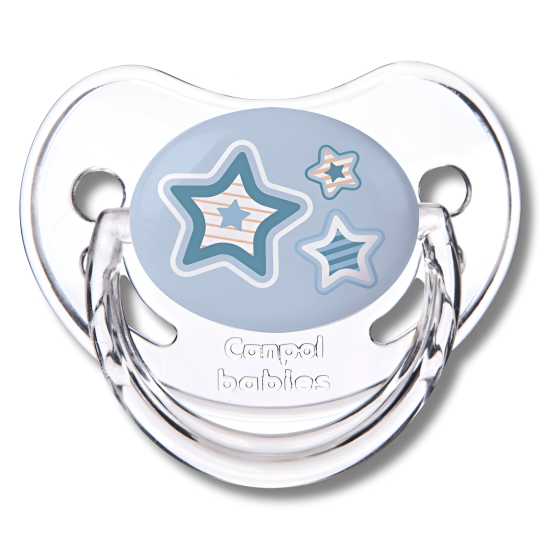 CANPOL BABIES SUCCETTE 0-6MOIS BLEU STARS