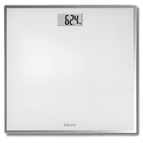 BEURER GS 120 PÈSE PERSONNE ÉLECTRONIQUE COMPACTE RECTANGLE BLANC