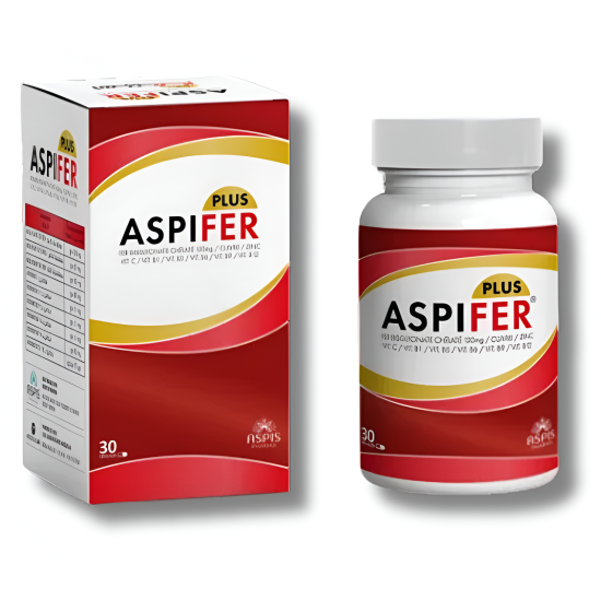 ASPIS PHARMA APSIFER PLUS 30 GELULES