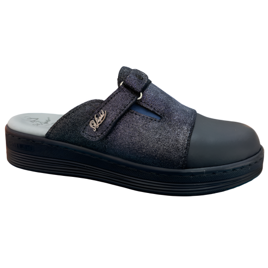STI LIGHT SABOTS ORTHOPEDIQUES NOIRS PAILETTES FEMME