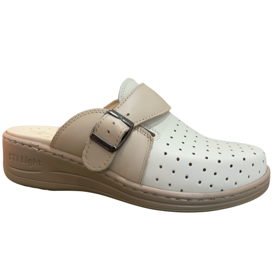 STI LIGHT SABOTS ORTHOPEDIQUES BEIGE PERFORÉS FEMME