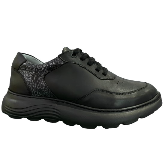 STI LIGHT CHAUSSURES ORTHOPEDIQUES NOIR DETAILS PAILLETES FEMME