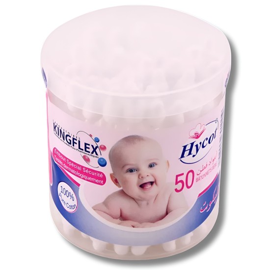 HYCOT COTON TIGE BEBE 50 PIECES
