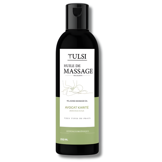TULSI HUILE DE MASSAGE AVOCAT KARITE 250ML