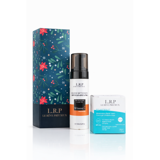 LRP COFFRET MOUSSE NETTOYANTE VITAMINE C + CREME HYDRATANTE B3 SPF20