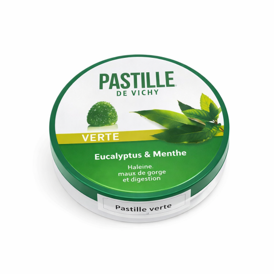 PASTILLE DE VICHY VERTE EUCALYPTUS MENTHE