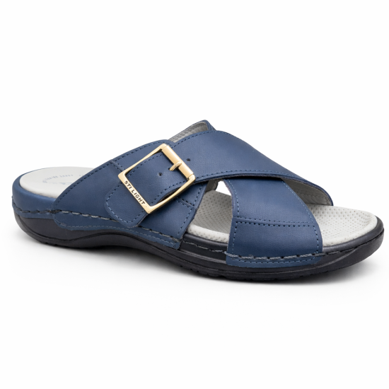 STILIGHT CLAQUETTES ORTHOPEDIQUES BLEU HOMME