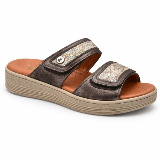 STILIGHT CLAQUETTES ORTHOPEDIQUES BRONZE FEMME